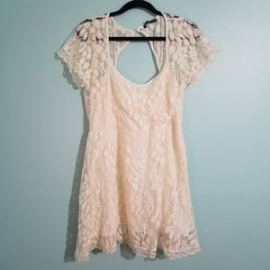 ♡◇♡White Lace Cocktail Dress♡◇♡